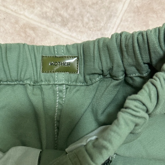 MOTHER Women's Green Ankle Pants - Picture 4 of 7